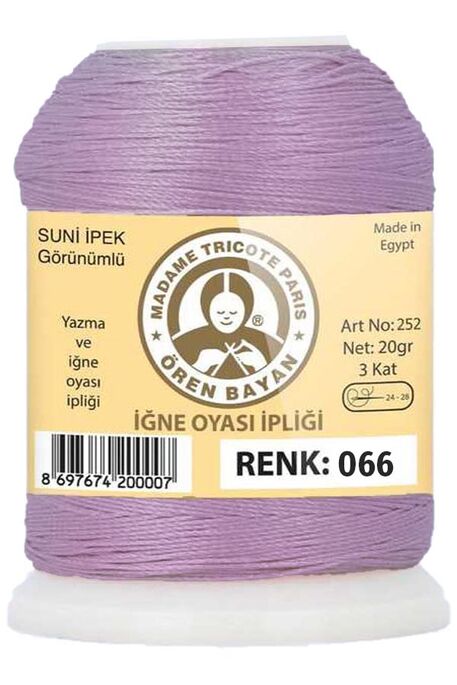 Örenbayan yarn - ÖREN BAYAN ARTIFICIAL SILK LACE YARN 20 GR 0066