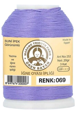 Örenbayan yarn - ÖREN BAYAN ARTIFICIAL SILK LACE YARN 20 GR 0069