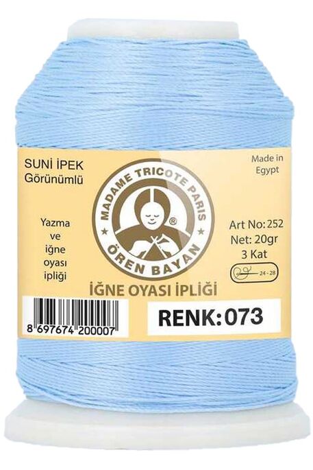 Örenbayan yarn - ÖREN BAYAN ARTIFICIAL SILK LACE YARN 20 GR 0073