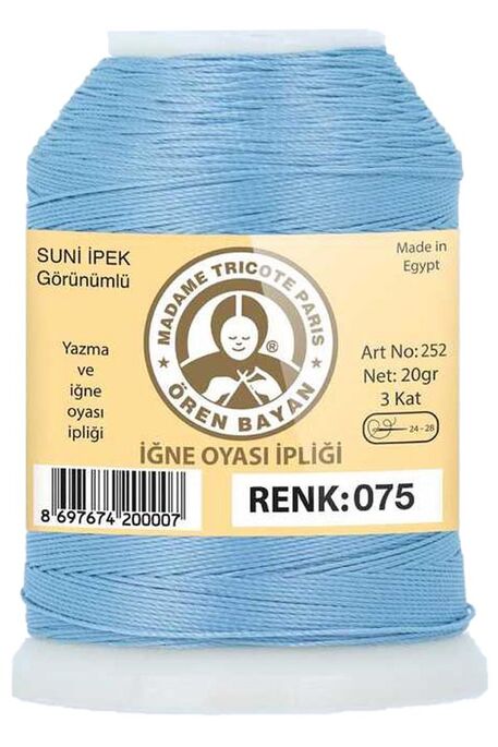 Örenbayan yarn - ÖREN BAYAN ARTIFICIAL SILK LACE YARN 20 GR 0075