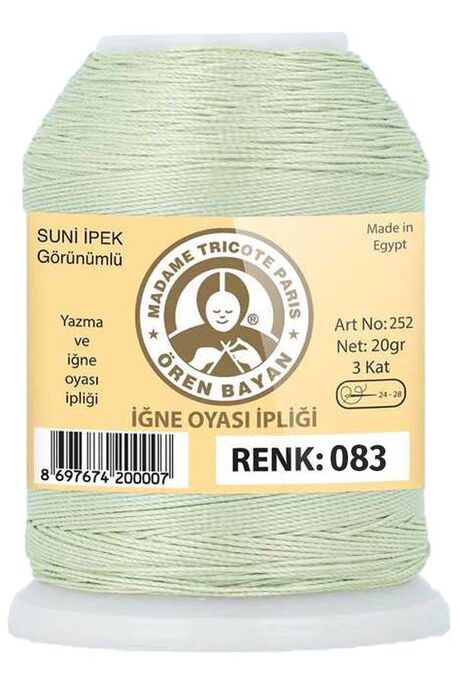 Örenbayan yarn - ÖREN BAYAN ARTIFICIAL SILK LACE YARN 20 GR 0083