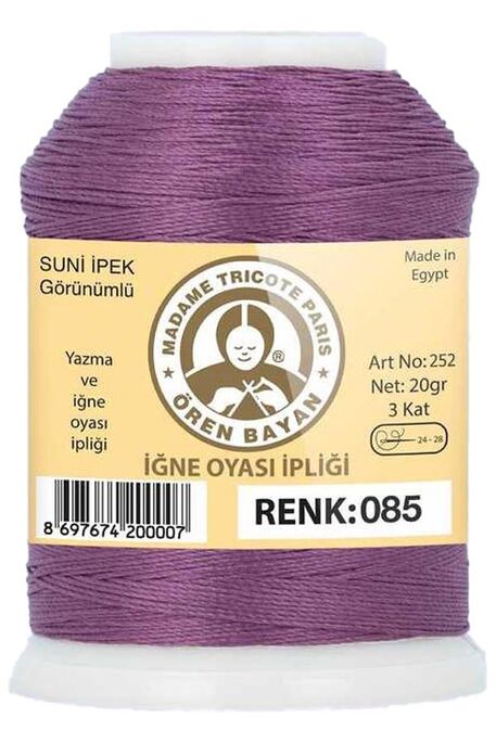 Örenbayan yarn - ÖREN BAYAN ARTIFICIAL SILK LACE YARN 20 GR 0085