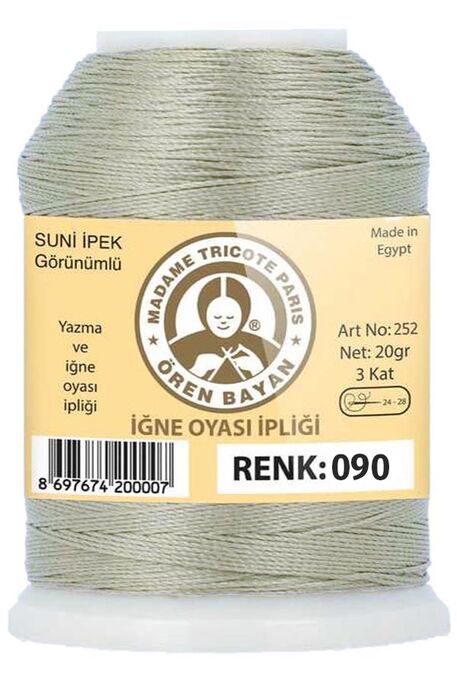 Örenbayan yarn - ÖREN BAYAN ARTIFICIAL SILK LACE YARN 20 GR 0090