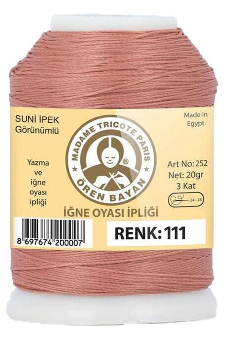 Örenbayan yarn - ÖREN BAYAN ARTIFICIAL SILK LACE YARN 20 GR 0111