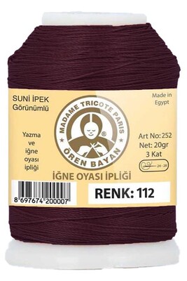 Örenbayan yarn - ÖREN BAYAN ARTIFICIAL SILK LACE YARN 20 GR 0112