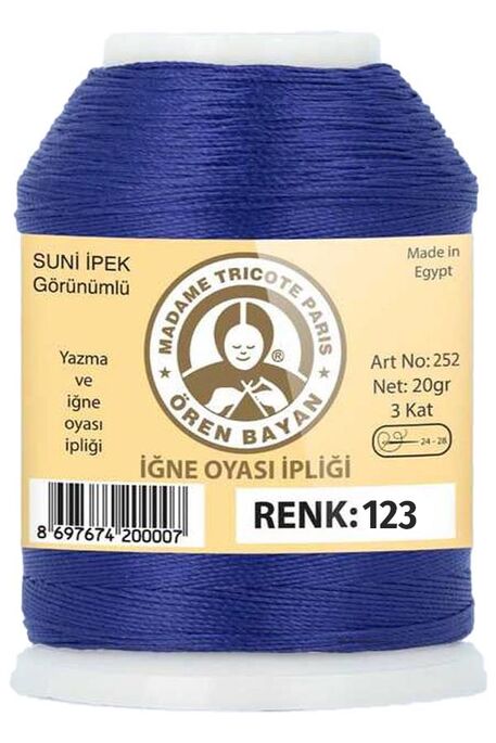 Örenbayan yarn - ÖREN BAYAN ARTIFICIAL SILK LACE YARN 20 GR 0123