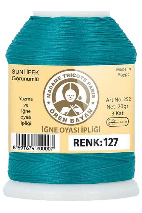 Örenbayan yarn - ÖREN BAYAN ARTIFICIAL SILK LACE YARN 20 GR 0127