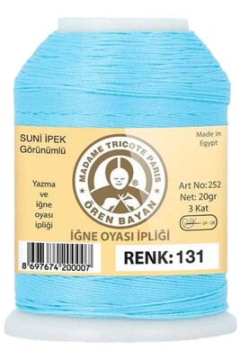 Örenbayan yarn - ÖREN BAYAN ARTIFICIAL SILK LACE YARN 20 GR 0131