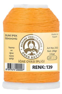 Örenbayan yarn - ÖREN BAYAN ARTIFICIAL SILK LACE YARN 20 GR 0139