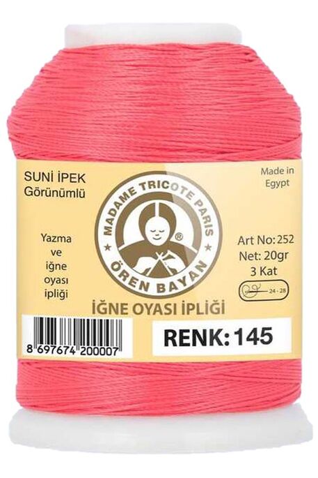 Örenbayan yarn - ÖREN BAYAN ARTIFICIAL SILK LACE YARN 20 GR 0145