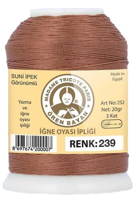 Örenbayan yarn - ÖREN BAYAN ARTIFICIAL SILK LACE YARN 20 GR 0239