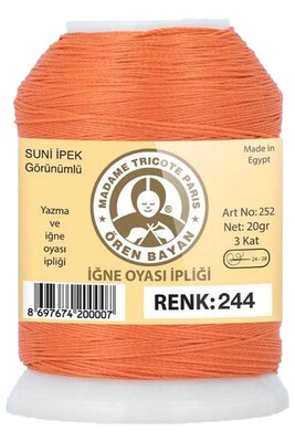 Örenbayan yarn - ÖREN BAYAN ARTIFICIAL SILK LACE YARN 20 GR 0244