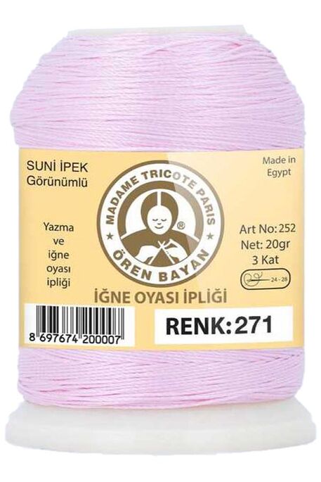 Örenbayan yarn - ÖREN BAYAN ARTIFICIAL SILK LACE YARN 20 GR 0271