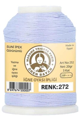 Örenbayan yarn - ÖREN BAYAN ARTIFICIAL SILK LACE YARN 20 GR 0272