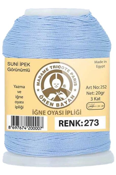 Örenbayan yarn - ÖREN BAYAN ARTIFICIAL SILK LACE YARN 20 GR 0273