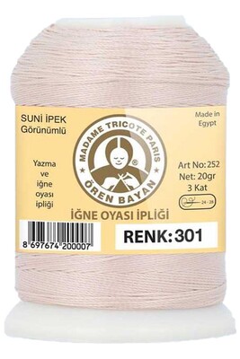 Örenbayan yarn - ÖREN BAYAN ARTIFICIAL SILK LACE YARN 20 GR 0301