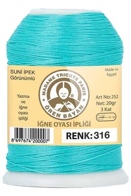 Örenbayan yarn - ÖREN BAYAN ARTIFICIAL SILK LACE YARN 20 GR 0316