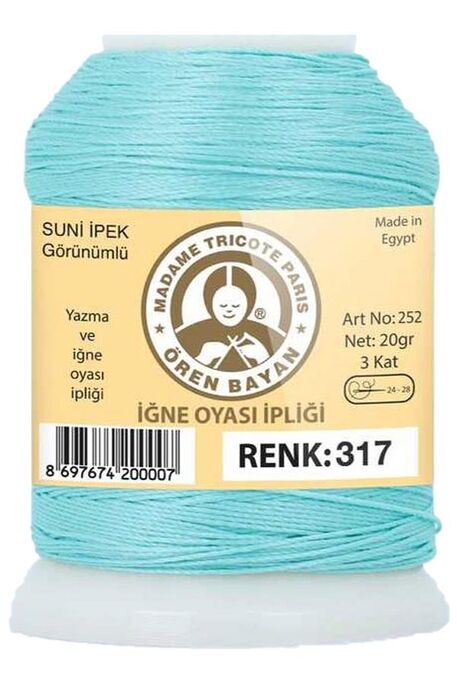 Örenbayan yarn - ÖREN BAYAN ARTIFICIAL SILK LACE YARN 20 GR 0317