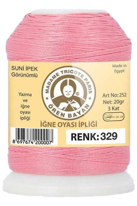 Örenbayan yarn - ÖREN BAYAN ARTIFICIAL SILK LACE YARN 20 GR 0329