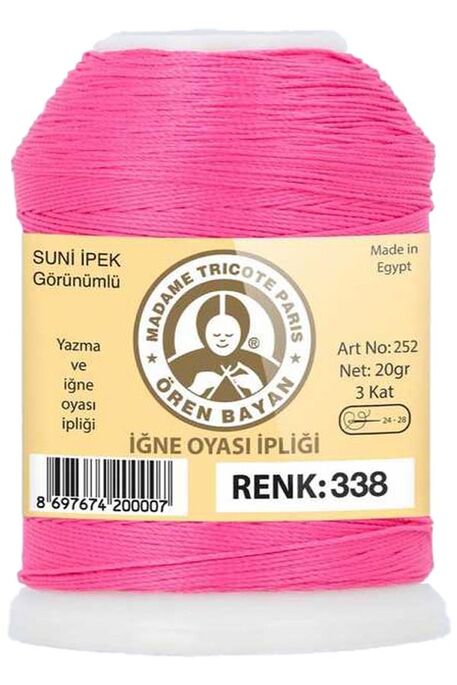 Örenbayan yarn - ÖREN BAYAN ARTIFICIAL SILK LACE YARN 20 GR 0338