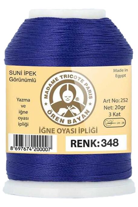 Örenbayan yarn - ÖREN BAYAN ARTIFICIAL SILK LACE YARN 20 GR 0348