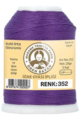 Örenbayan yarn - ÖREN BAYAN ARTIFICIAL SILK LACE YARN 20 GR 0352