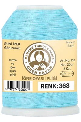 Örenbayan yarn - ÖREN BAYAN ARTIFICIAL SILK LACE YARN 20 GR 0363