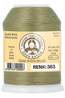 Örenbayan yarn - ÖREN BAYAN ARTIFICIAL SILK LACE YARN 20 GR 0383