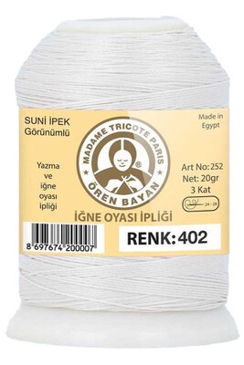 Örenbayan yarn - ÖREN BAYAN ARTIFICIAL SILK LACE YARN 20 GR 0402