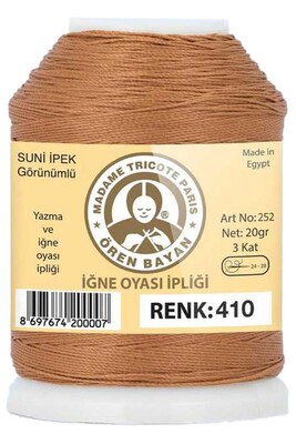 Örenbayan yarn - ÖREN BAYAN ARTIFICIAL SILK LACE YARN 20 GR 0410