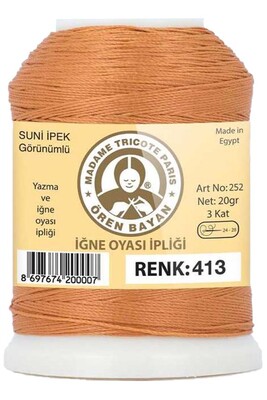 Örenbayan yarn - ÖREN BAYAN ARTIFICIAL SILK LACE YARN 20 GR 0413