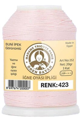 Örenbayan yarn - ÖREN BAYAN ARTIFICIAL SILK LACE YARN 20 GR 0423