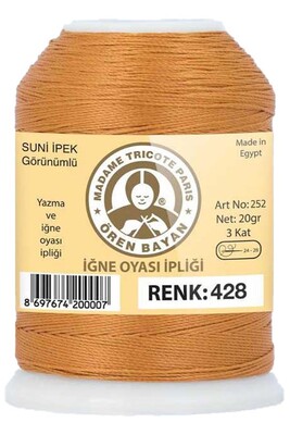 Örenbayan yarn - ÖREN BAYAN ARTIFICIAL SILK LACE YARN 20 GR 0428