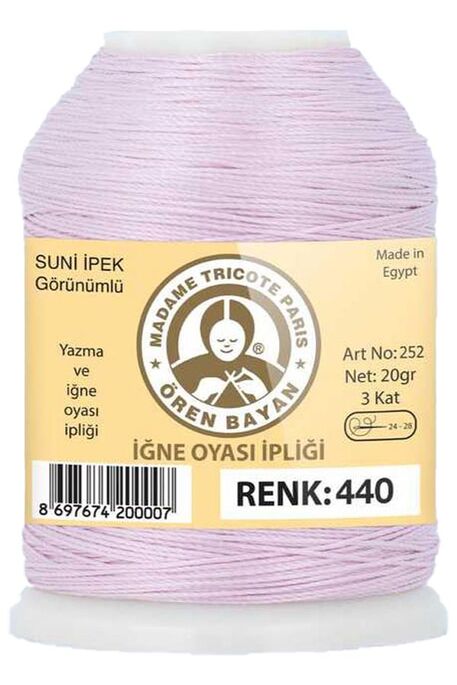 Örenbayan yarn - ÖREN BAYAN ARTIFICIAL SILK LACE YARN 20 GR 0440