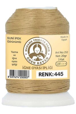 Örenbayan yarn - ÖREN BAYAN ARTIFICIAL SILK LACE YARN 20 GR 0445