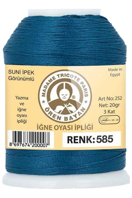 Örenbayan yarn - ÖREN BAYAN ARTIFICIAL SILK LACE YARN 20 GR 0585