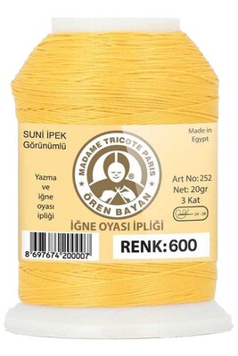 Örenbayan yarn - ÖREN BAYAN ARTIFICIAL SILK LACE YARN 20 GR 0600