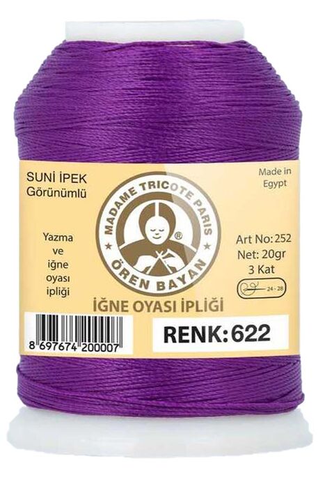 Örenbayan yarn - ÖREN BAYAN ARTIFICIAL SILK LACE YARN 20 GR 0622