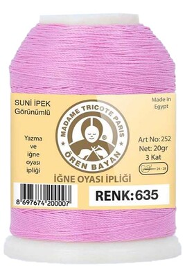 Örenbayan yarn - ÖREN BAYAN ARTIFICIAL SILK LACE YARN 20 GR 0635