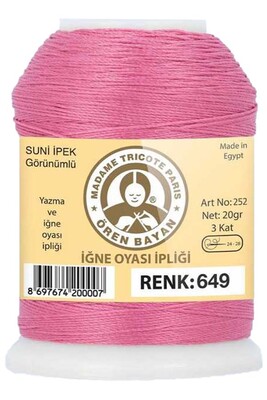 Örenbayan yarn - ÖREN BAYAN ARTIFICIAL SILK LACE YARN 20 GR 0649