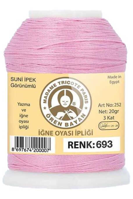 Örenbayan yarn - ÖREN BAYAN ARTIFICIAL SILK LACE YARN 20 GR 0693