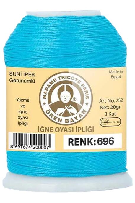 Örenbayan yarn - ÖREN BAYAN ARTIFICIAL SILK LACE YARN 20 GR 0696