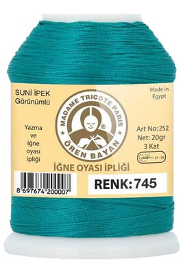 Örenbayan yarn - ÖREN BAYAN ARTIFICIAL SILK LACE YARN 20 GR 0745