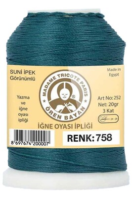 Örenbayan yarn - ÖREN BAYAN ARTIFICIAL SILK LACE YARN 20 GR 0758