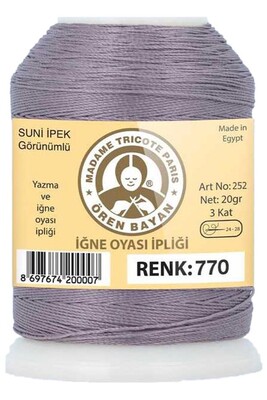 Örenbayan yarn - ÖREN BAYAN ARTIFICIAL SILK LACE YARN 20 GR 0770