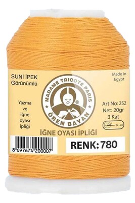 Örenbayan yarn - ÖREN BAYAN ARTIFICIAL SILK LACE YARN 20 GR 0780