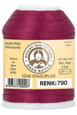 Örenbayan yarn - ÖREN BAYAN ARTIFICIAL SILK LACE YARN 20 GR 0790