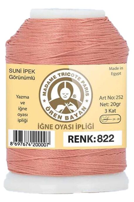 Örenbayan yarn - ÖREN BAYAN ARTIFICIAL SILK LACE YARN 20 GR 0822