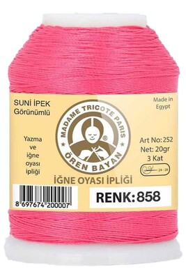 Örenbayan yarn - ÖREN BAYAN ARTIFICIAL SILK LACE YARN 20 GR 0858