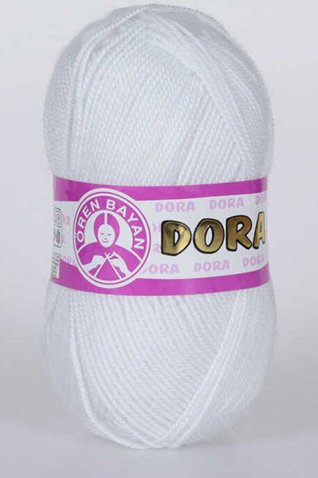 Örenbayan yarn - ÖREN BAYAN DORA 000 Snow White